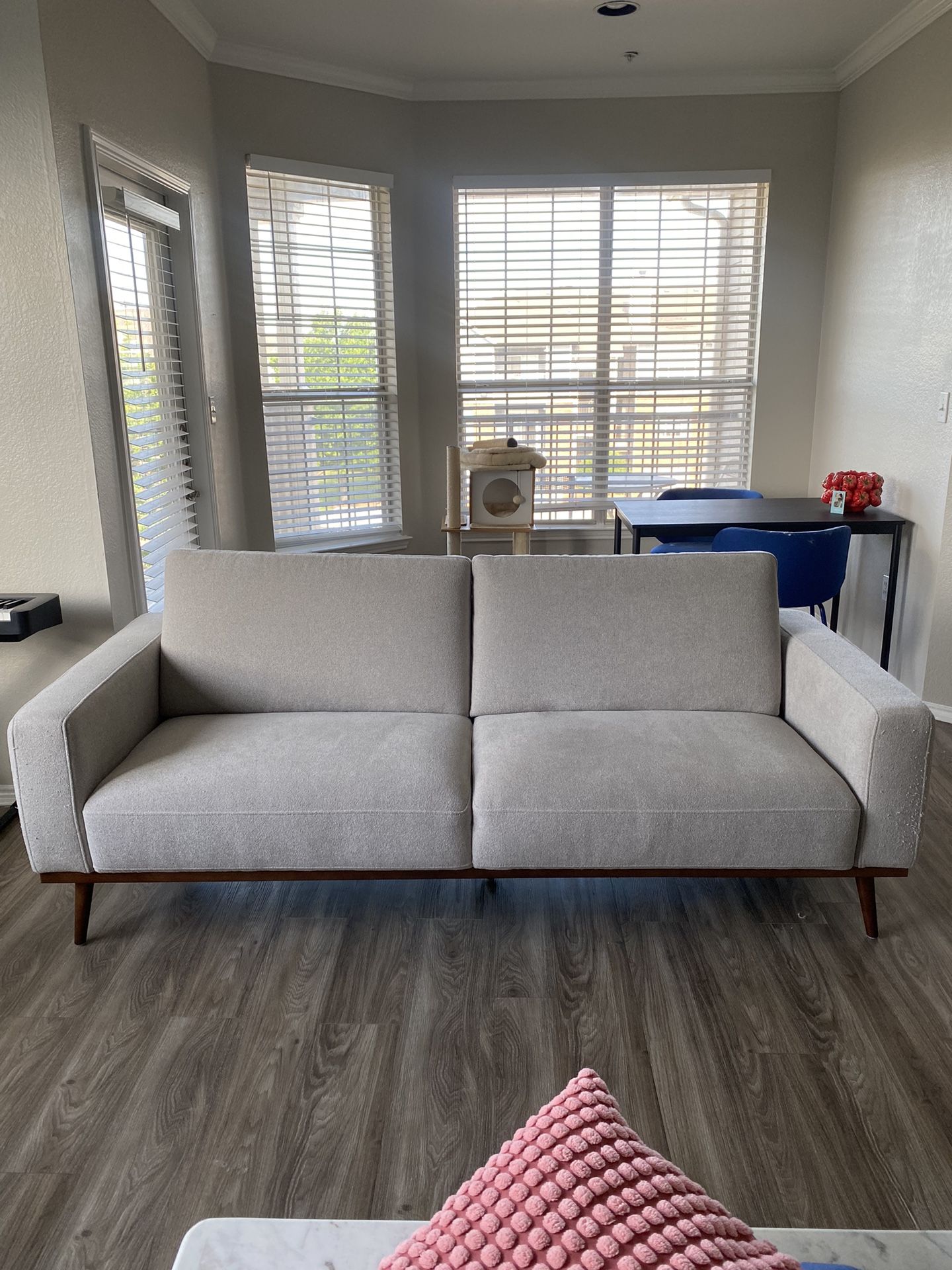 Beige Love Seat & Sofa (2 piece)