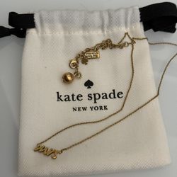 Kate Spade “Mrs” Necklace 
