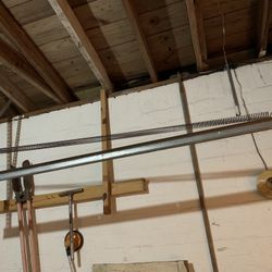 Garage Door Spring Replace And Adjustment 