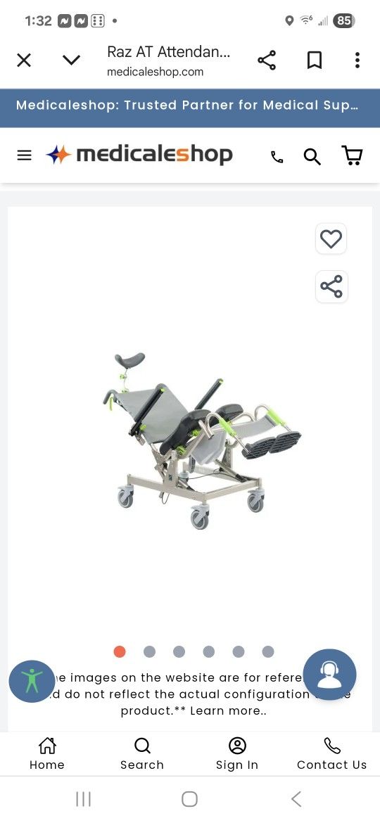 RAZ AT Tilting Shower Chair