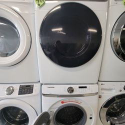 Front Load Washer And Electric Dryer Set Used In Good Condition With 90days Warranty 