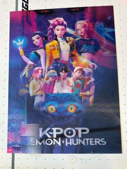 K-Pop demon hunters poster