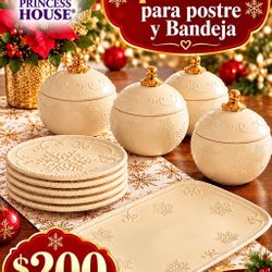 Set Navideño Princess House 