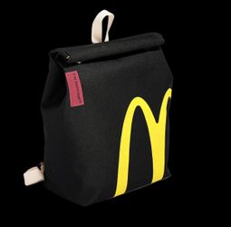 Black pink or brown McDonald's canvas novelty backpack