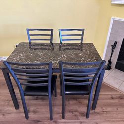 Dinner Table With Four Chairs 