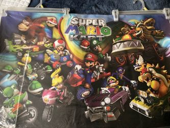 Read Description Super Mario Kart XL and Sonic Small Poster