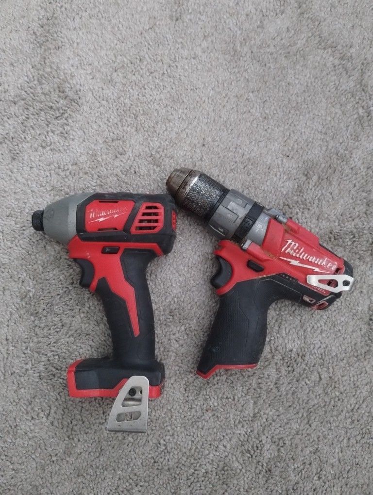Milwaukee Impact Driver & Hammer Drill 