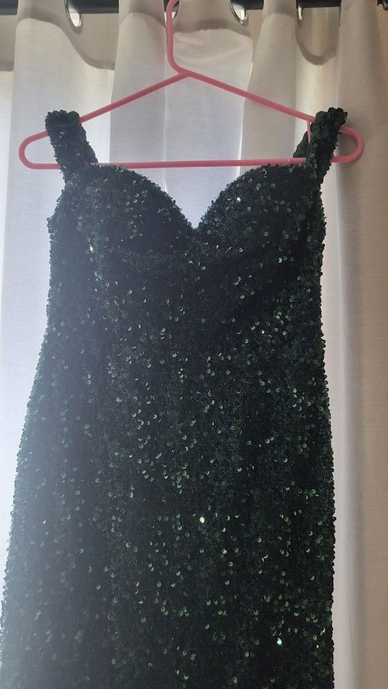 Gala Prom Hoco Green Dress