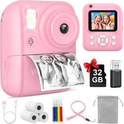 W & O Kids Camera Instant Print