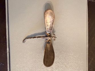 Silver Dragonfly Brooch Pin