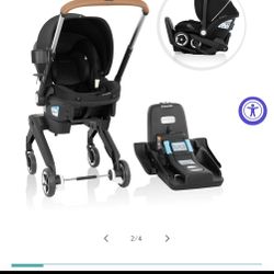 SHYFT DUALRIDE INFANT CAR SEAT STROLLER COMBO WITH CARRYALL STORAGE & EXTENDED CANOPY