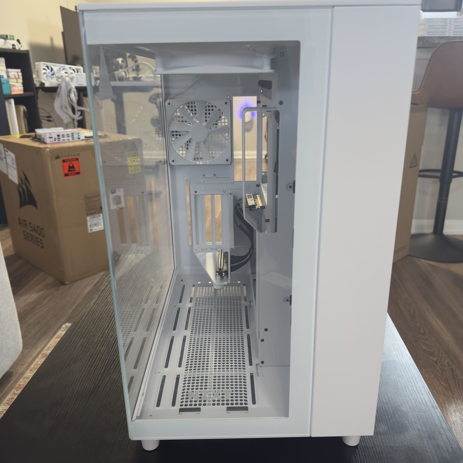 NZXT H9 Flow Dual-Chamber ATX Mid-Tower PC Gaming Case – High-Airflow