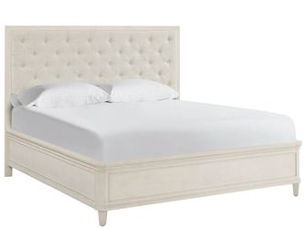 Birchaven Willow/Bilma Natural Queen Panel Upholstered Bed
