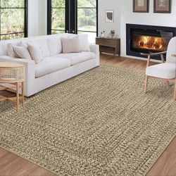 New Large Washable Rug 10 x 13