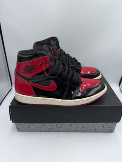 Air Jordan 1 Retro High OG Patent Bred – Shoe Size 9.5