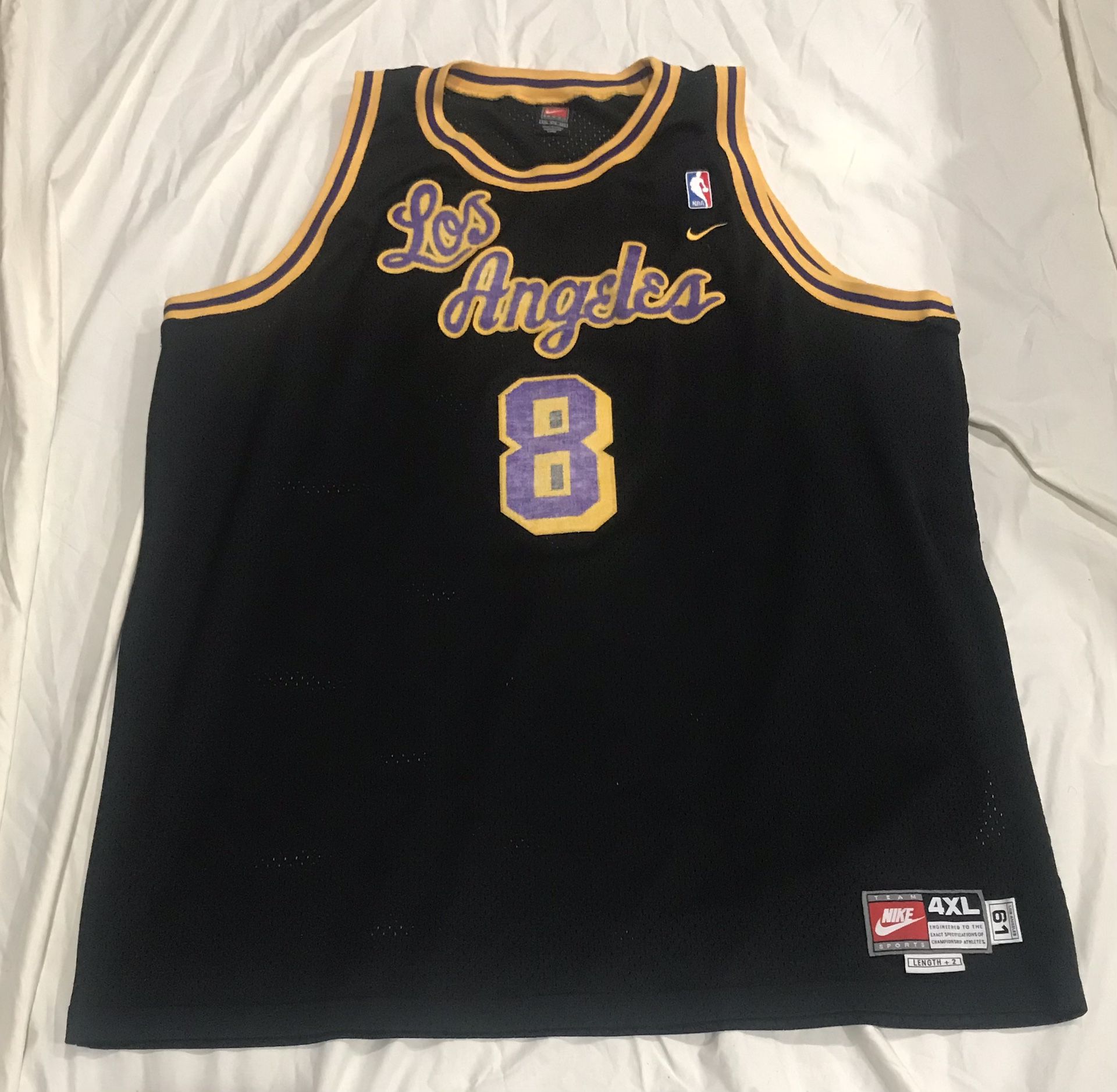 Kobe Bryant Black Lakers Swingman Nike Jersey Size 4xl