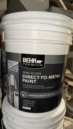 Behr White Semi-Gloss Direct-to-Metal Interior/Exterior Paint