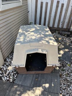 Large Plastic Outdoor Dog House