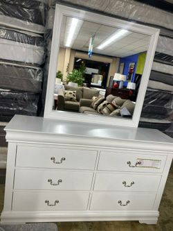 Dresser color blanco 6 gavetas