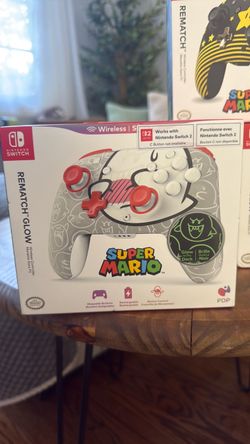 PDP Rematch Glow Wireless Gaming Controller Boo Hoo Nintendo Switch 2, Lite | Also works with OLED
