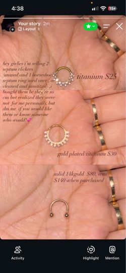 Septum Clickers for sell