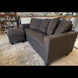 Small Apartment couch With Ottoman $150