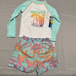 New Swim Suit Size 4T With Tags