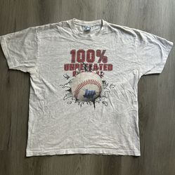 Undefeated Baseball Shirt Size XL