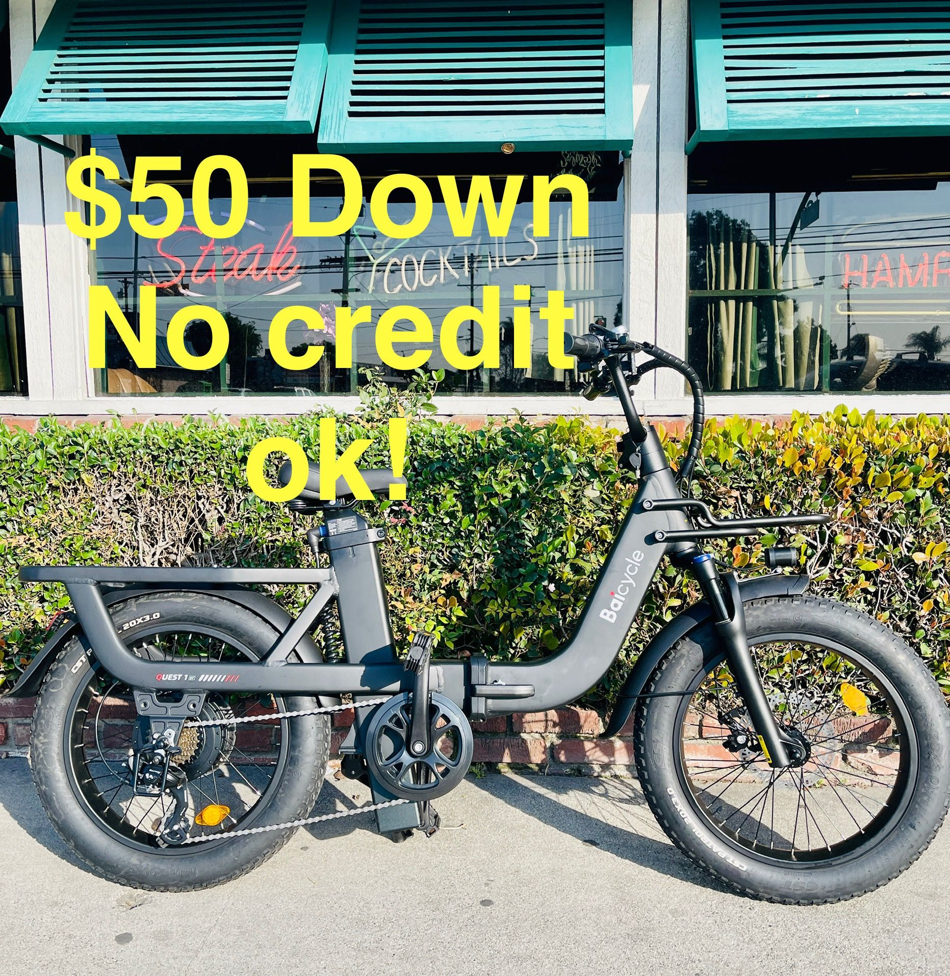 **Brand New Cargo Passenger All Terrain Folding E-Bike for Sale!**