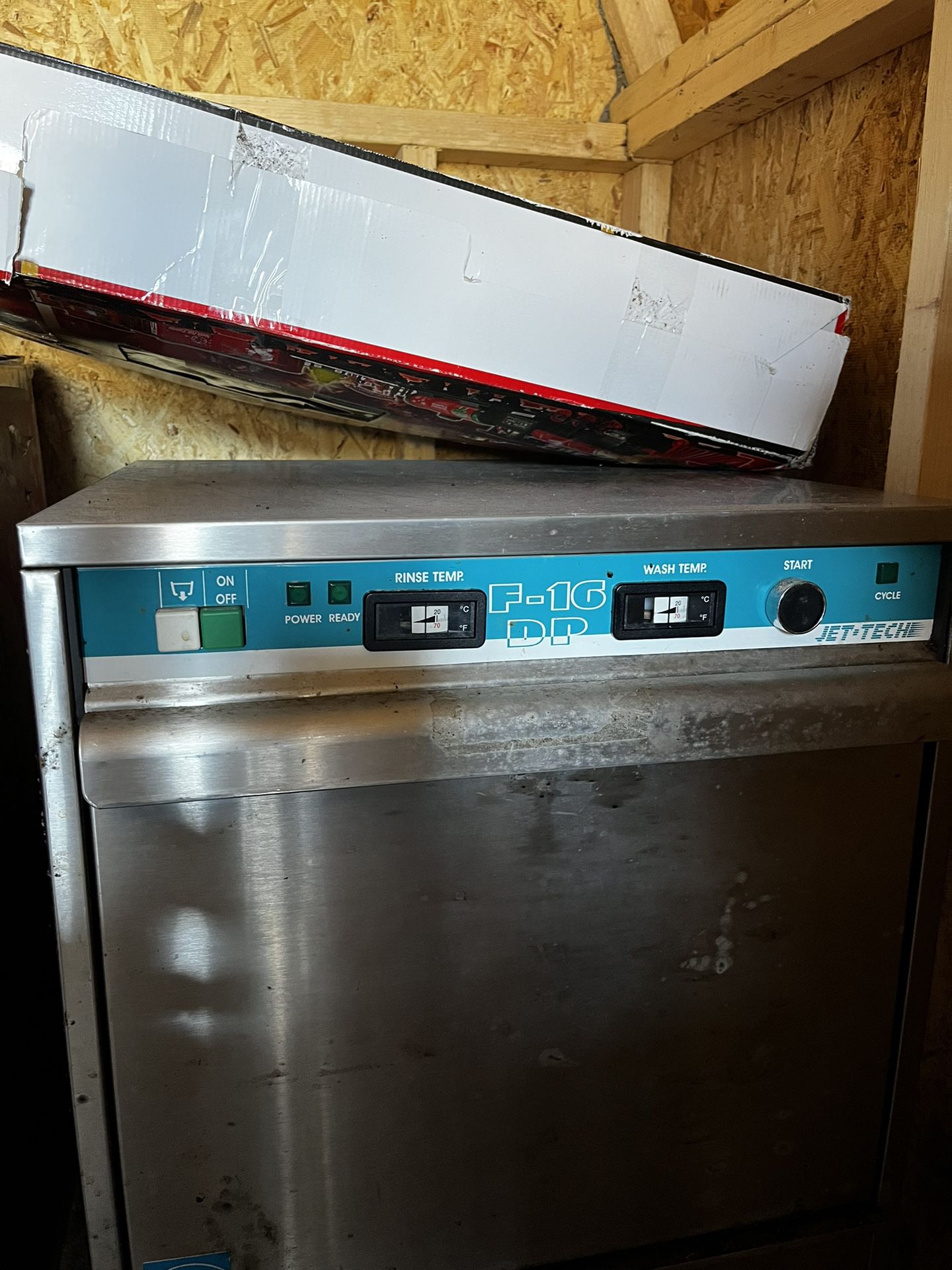 Jet Tech Commercial Under counter Dishwasher