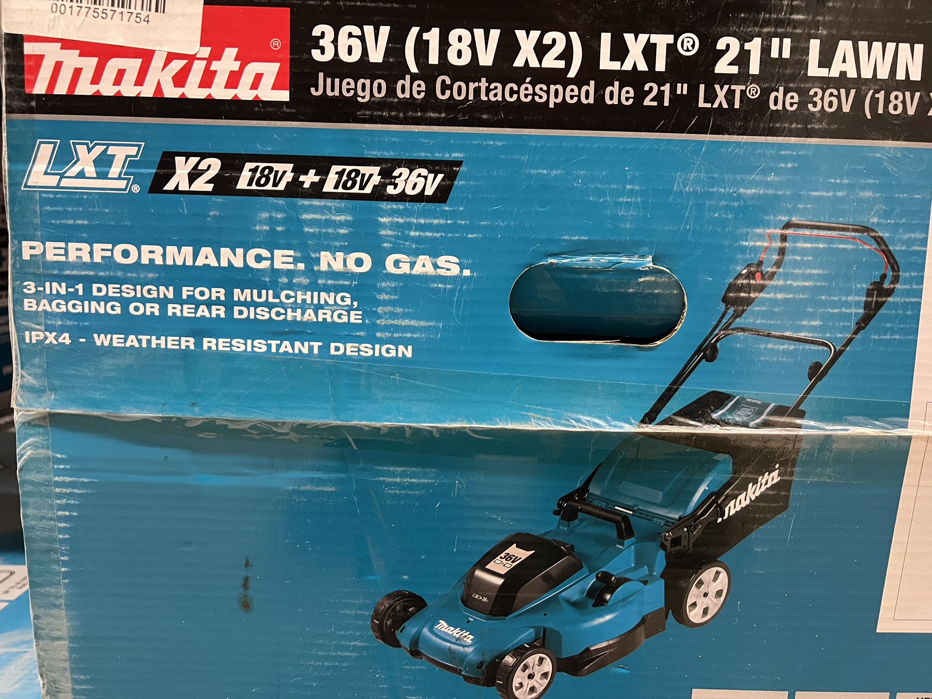 *NEW* Makita 36V (18v x2) Lawnmower (Tool Only)