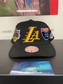 LA Los Angeles lakers patch Mitchell & Ness hat