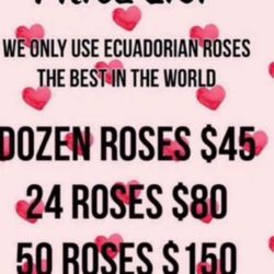 Beautiful Bouquets Special Offer Place Your Valentine Orders 