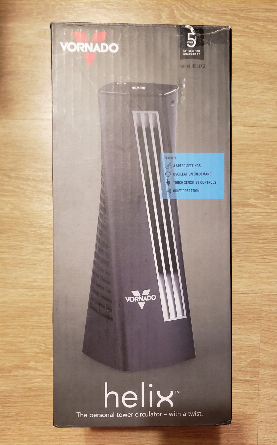 Vornado Helix Portable Oscillating Tower Fan