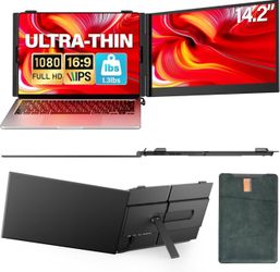 NEW! Ultra Thin Laptop Screen Extender Monitor Portable