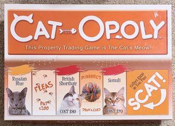 Cat-Opoly Board Game