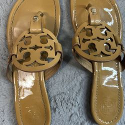 Tory burch miller tan cheap
