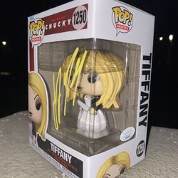 Bride Of Chucky #1250 Tiffany Funko Pop Signed 