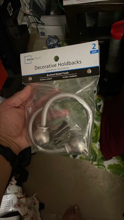 Mainstays Decorative Holdbacks For Curtains