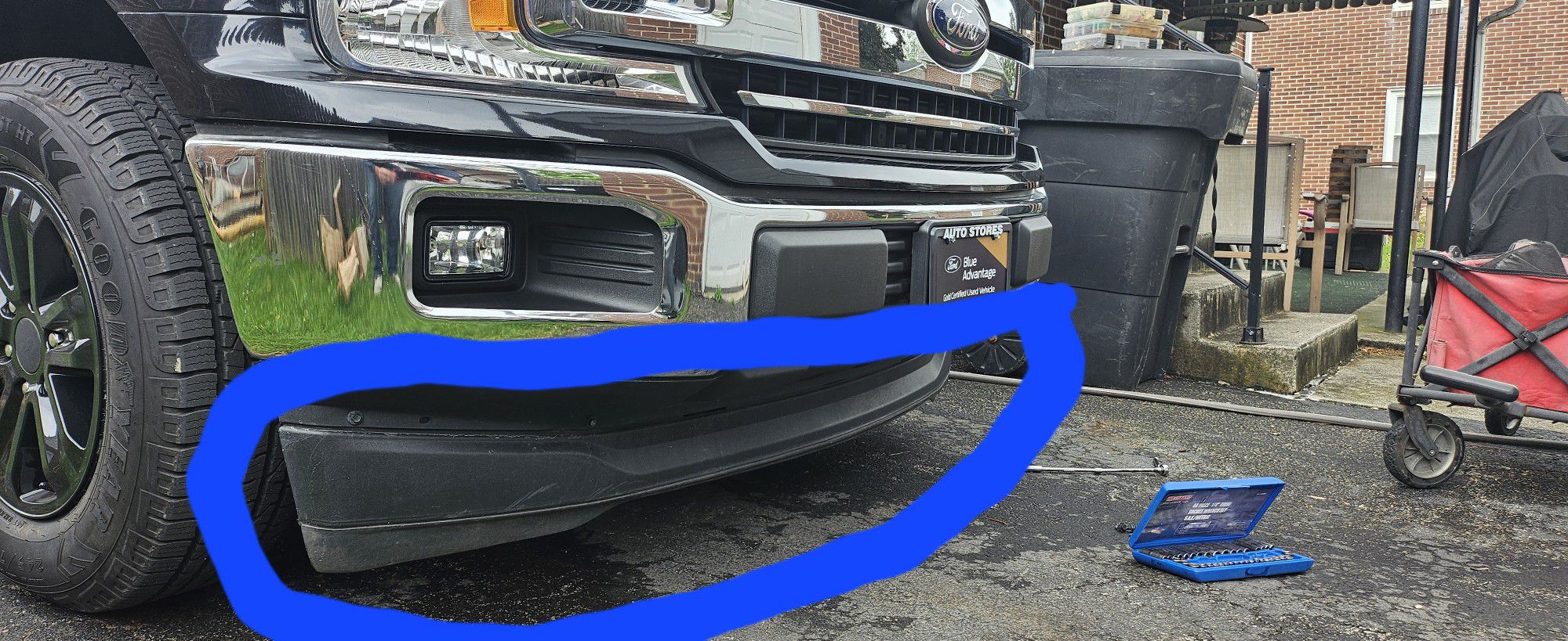 F 150 Front Lower Valance Panel Air Deflector