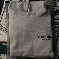 Dark Oat essentials hoodie