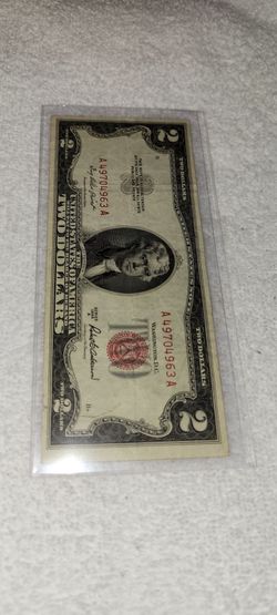 1953 Series $2 US Red Seal Note