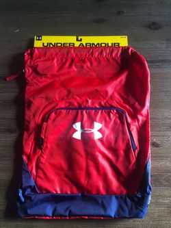 New Under Armour red and blue back bag new with tags