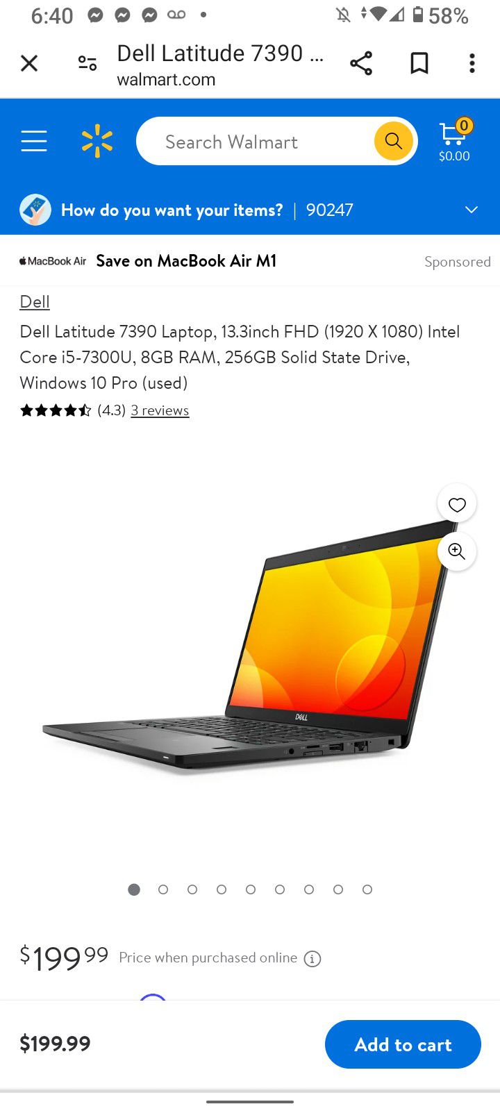 Dell Latitude 7390 13.3" FHD Widescreen Refurbished

Standard Laptop - Intel Core i7-