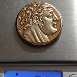 RARE: JUDAS SHEKEL EAGLE TYRE GREAT OLD RESTRICK SILVER/https://offerup.com/redirect/?o=MjJLLkdPTEQ= PLATED 37.3 GR./35.2X5.8 MM.
**COMMEMORATIVE STAT