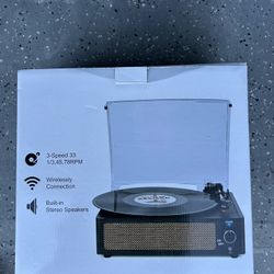 Record Player New