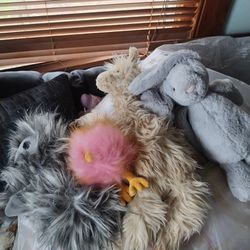 Assorted JellyCat Stuffed Animals 