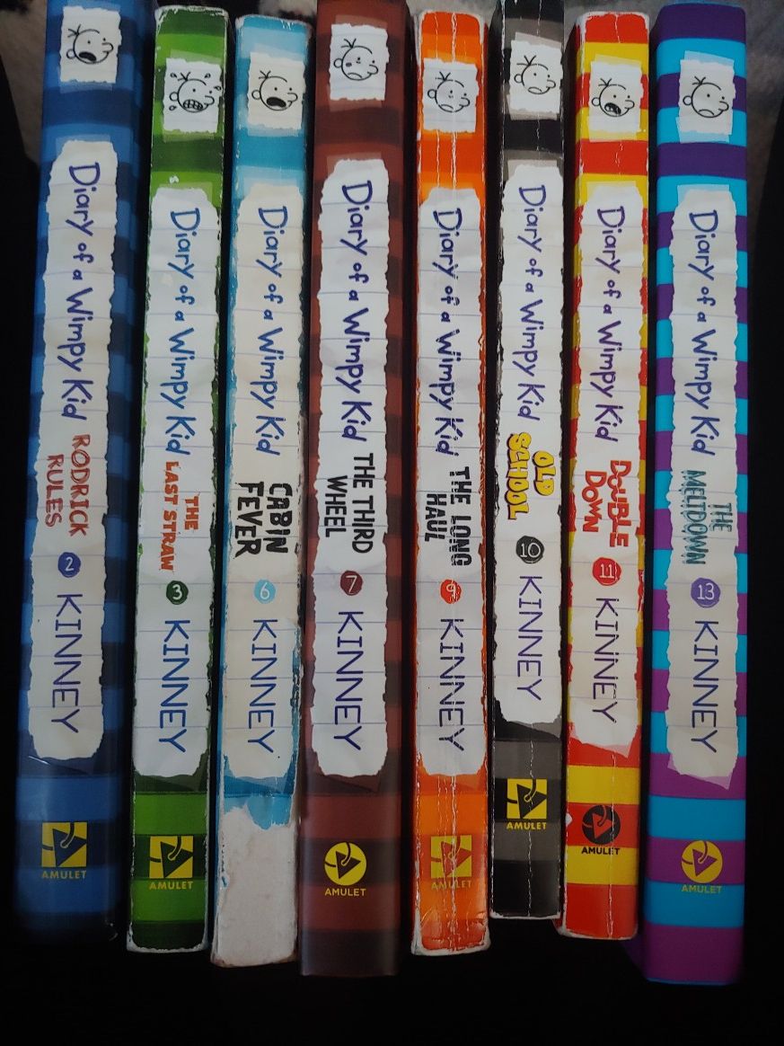 Diary of a Wimpy Kid lot of 8