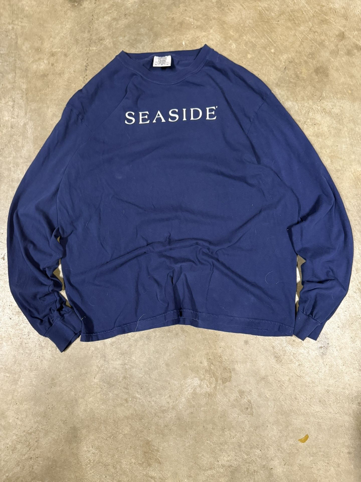 Navy Seaside Long Sleeve Shirt