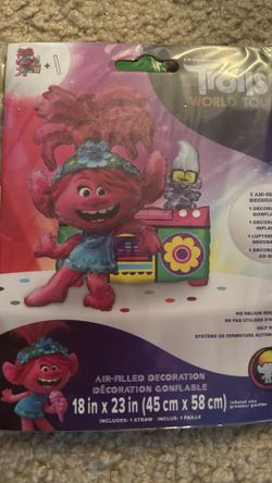 Trolls Movie Balloon 18 Inch Tall 